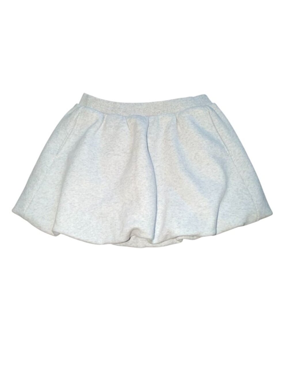 OFFLINE By Aerie Cloud Fleece Bubble Skort-Gray-M-NWT